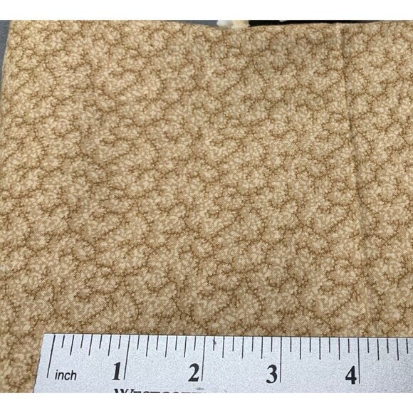 Brown Textured Cotton Fabric 29"x35" Wide Quilting Craft Projects - Picture 2 of 3